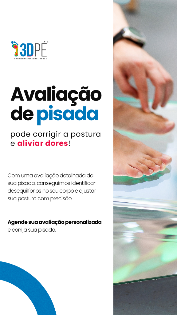 Avaliação de pisada 3DPÉ em Sorocaba